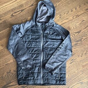 Under Armour Charcoal and Black Quilted Jacket